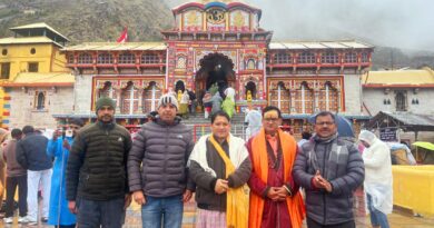 भाजपा जीत पर बदरीनाथ केदारनाथ पूजा